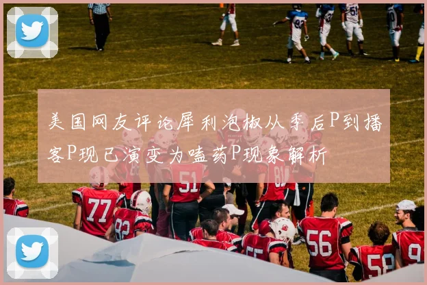 美国网友评论犀利泡椒从季后P到播客P现已演变为嗑药P现象解析
